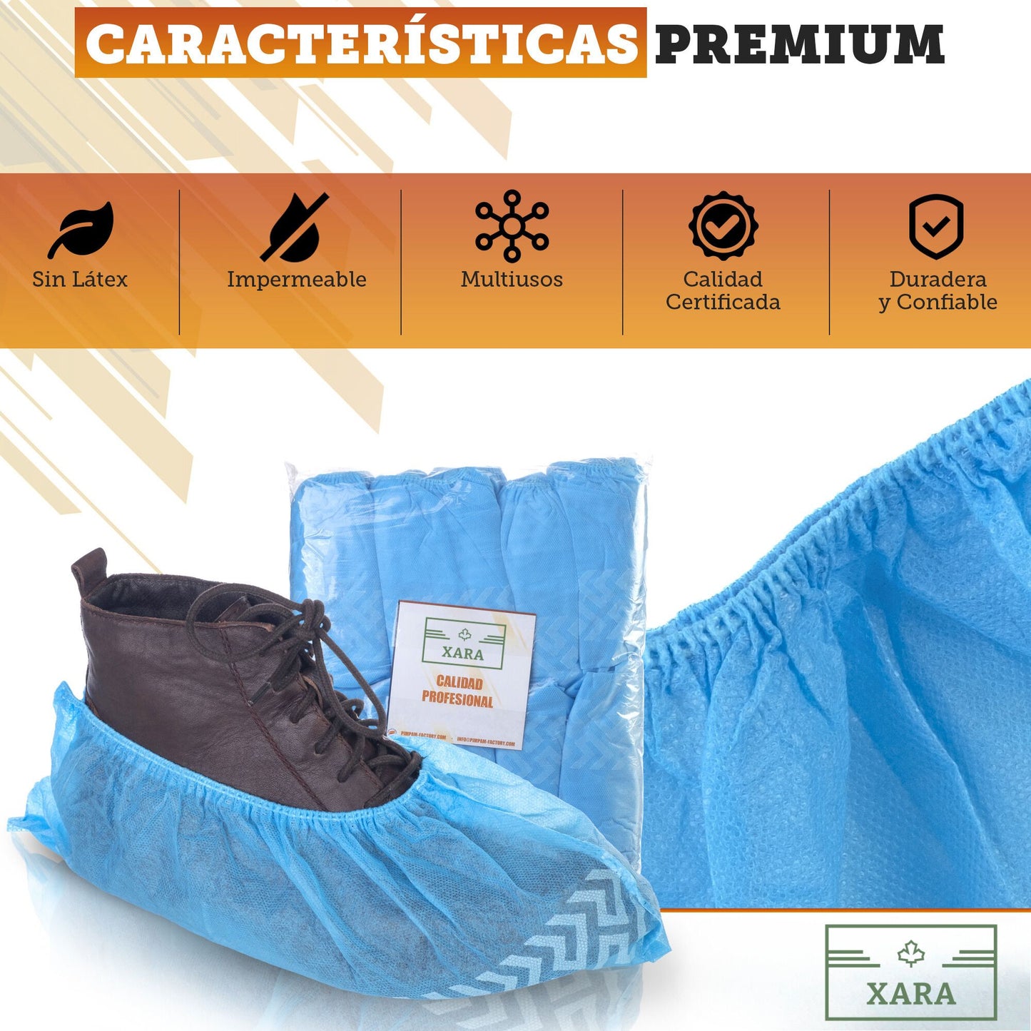 Cubrezapatos  Antideslizantes - Pack 100