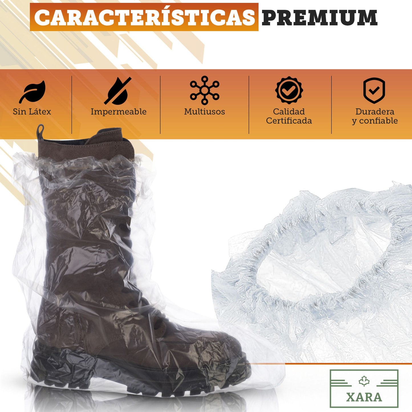 Cubre Botas de PE Extra Fuerte - Pack 50