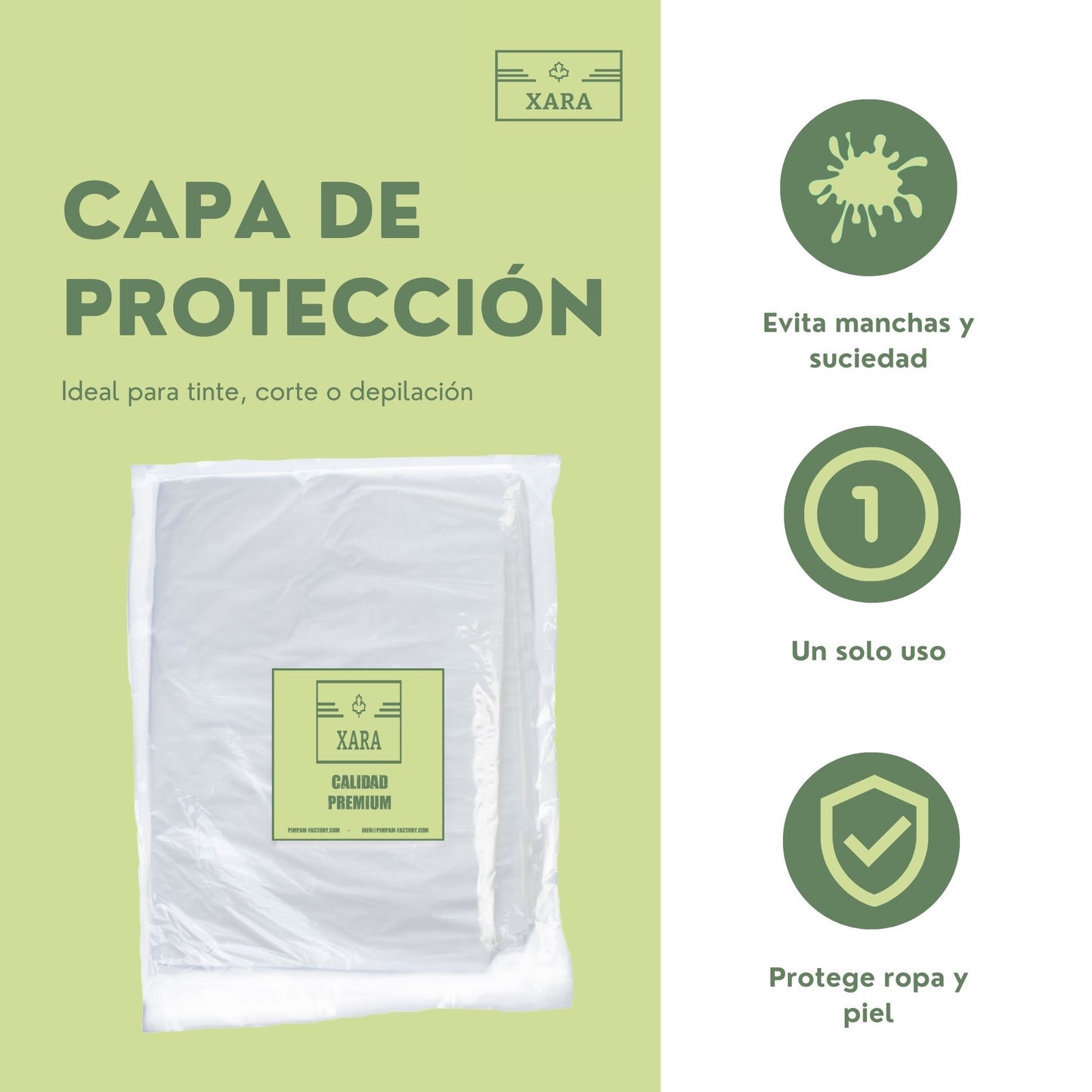 Capa Corte / Tinte - Pack 50