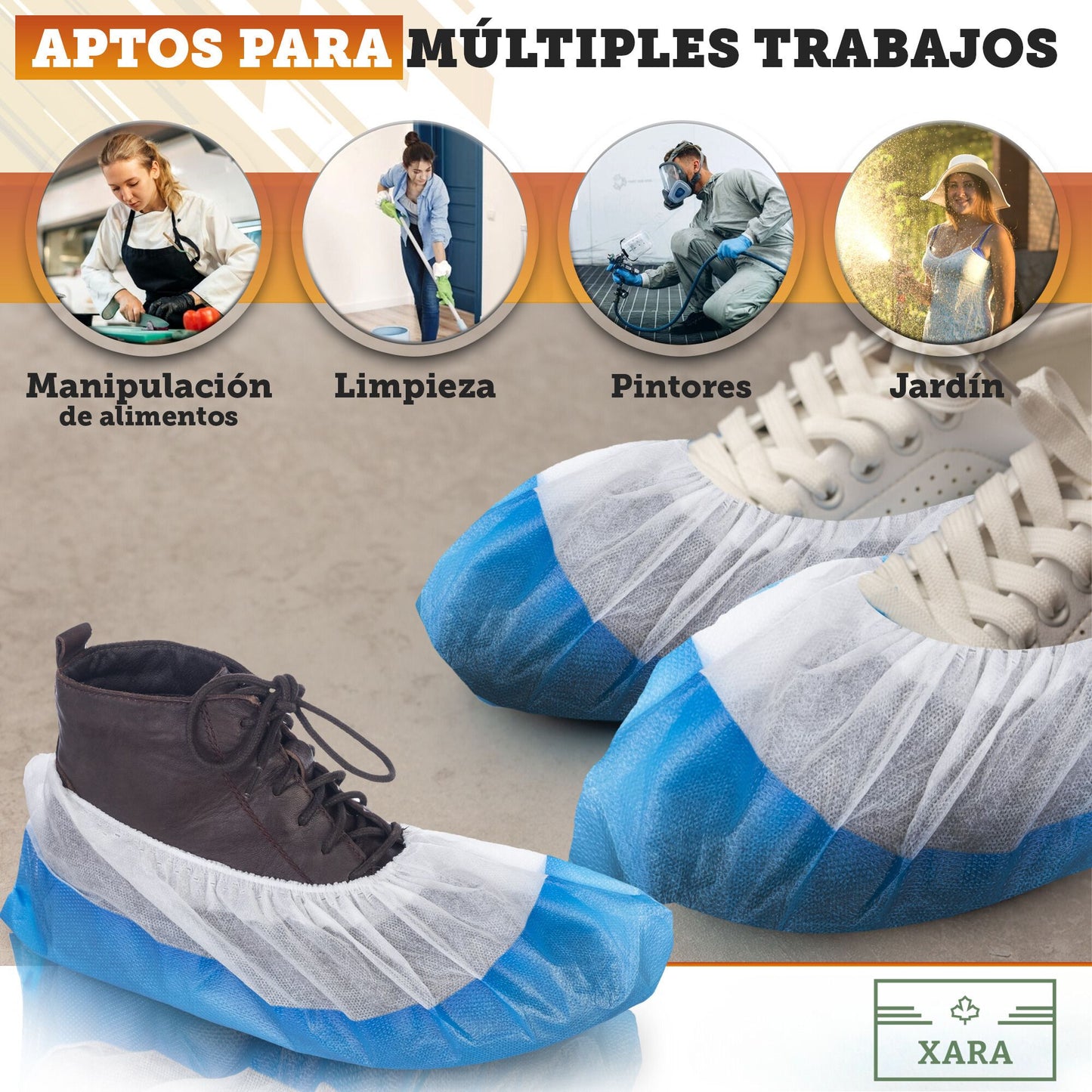 Cubrezapatos de PP+CPE Alta Resistencia - Pack 50