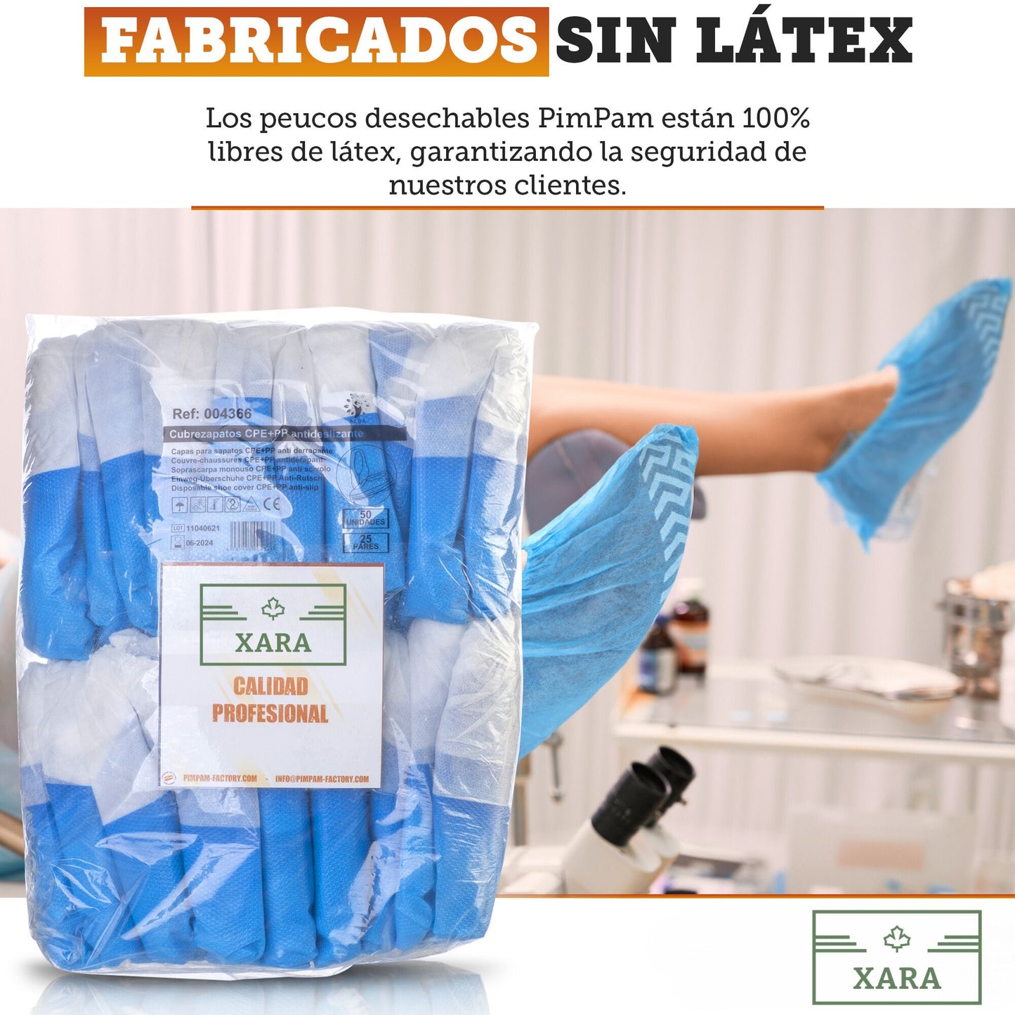 Cubrezapatos  Antideslizantes - Pack 100