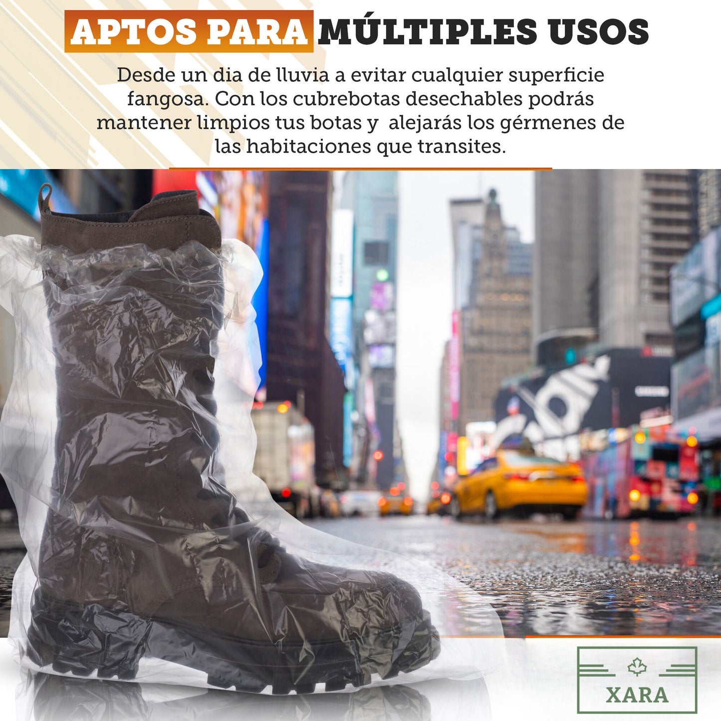 Cubre Botas de PE Extra Fuerte - Pack 50