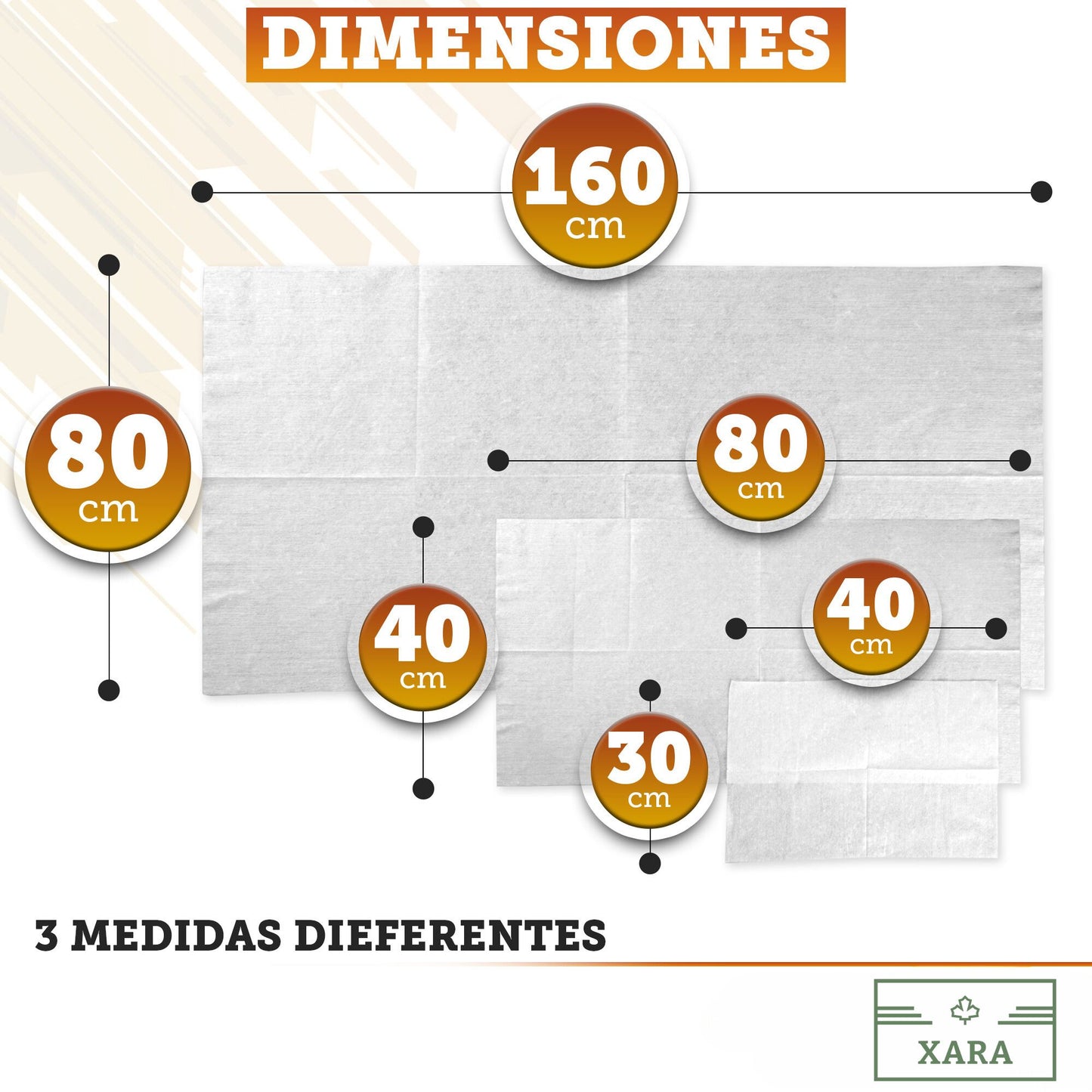 Toallas Spunlace de 50gr/m2