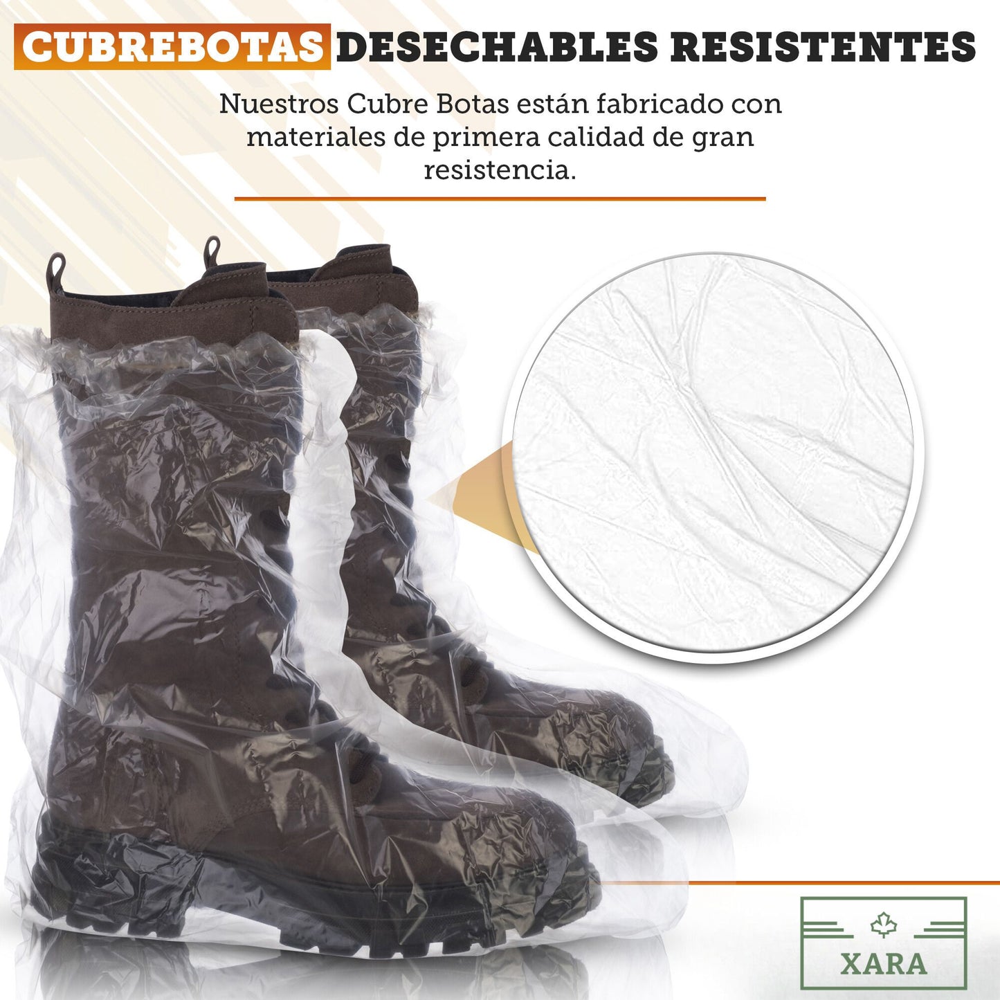 Cubre Botas de PE Extra Fuerte - Pack 50