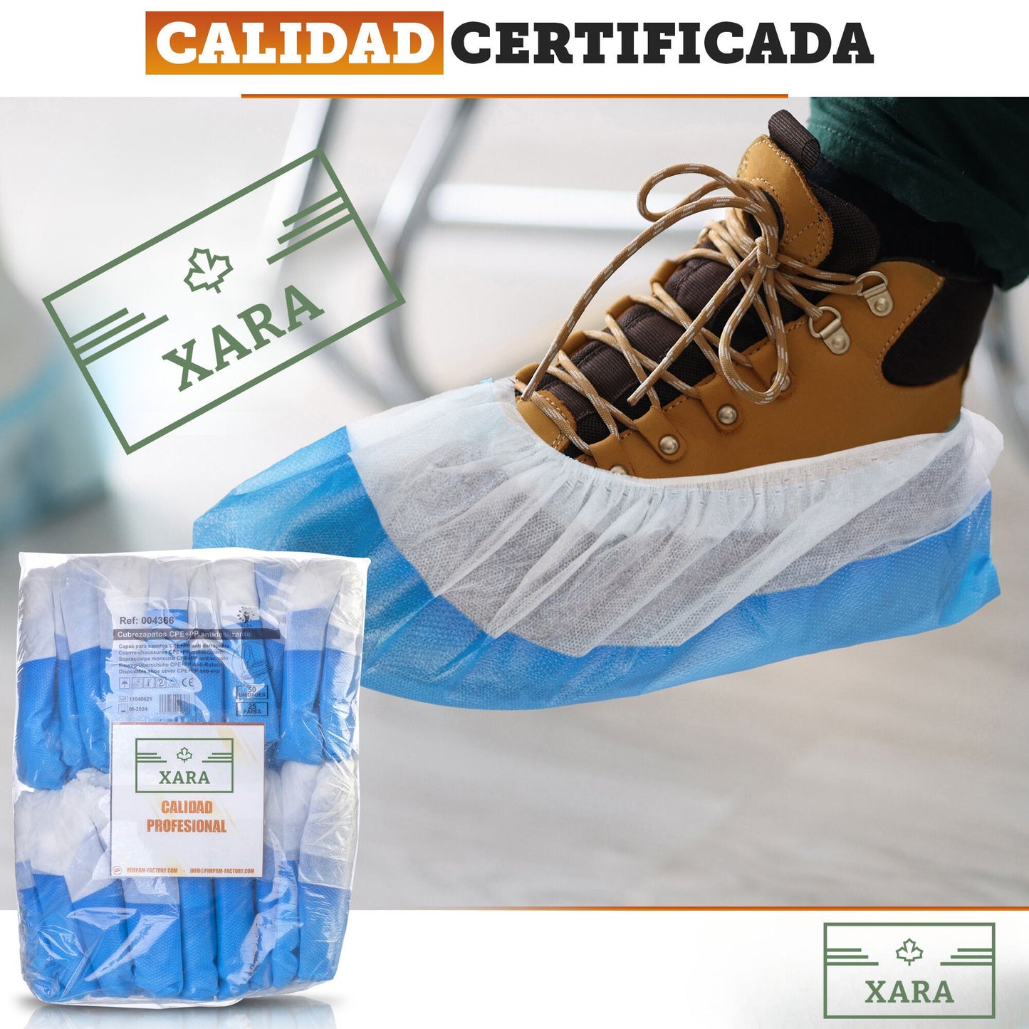 Cubrezapatos de PP+CPE Alta Resistencia - Pack 50