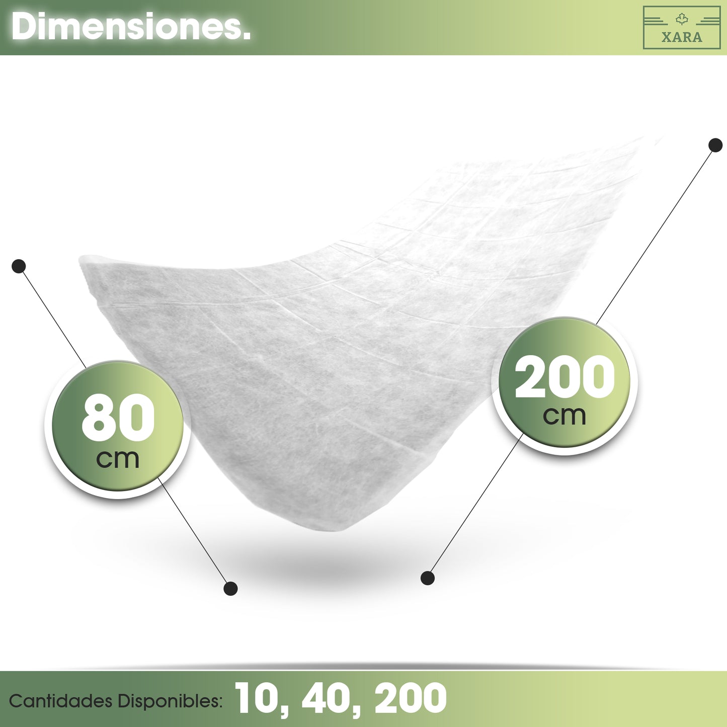 Sábanas No Ajustables TNT 20gr