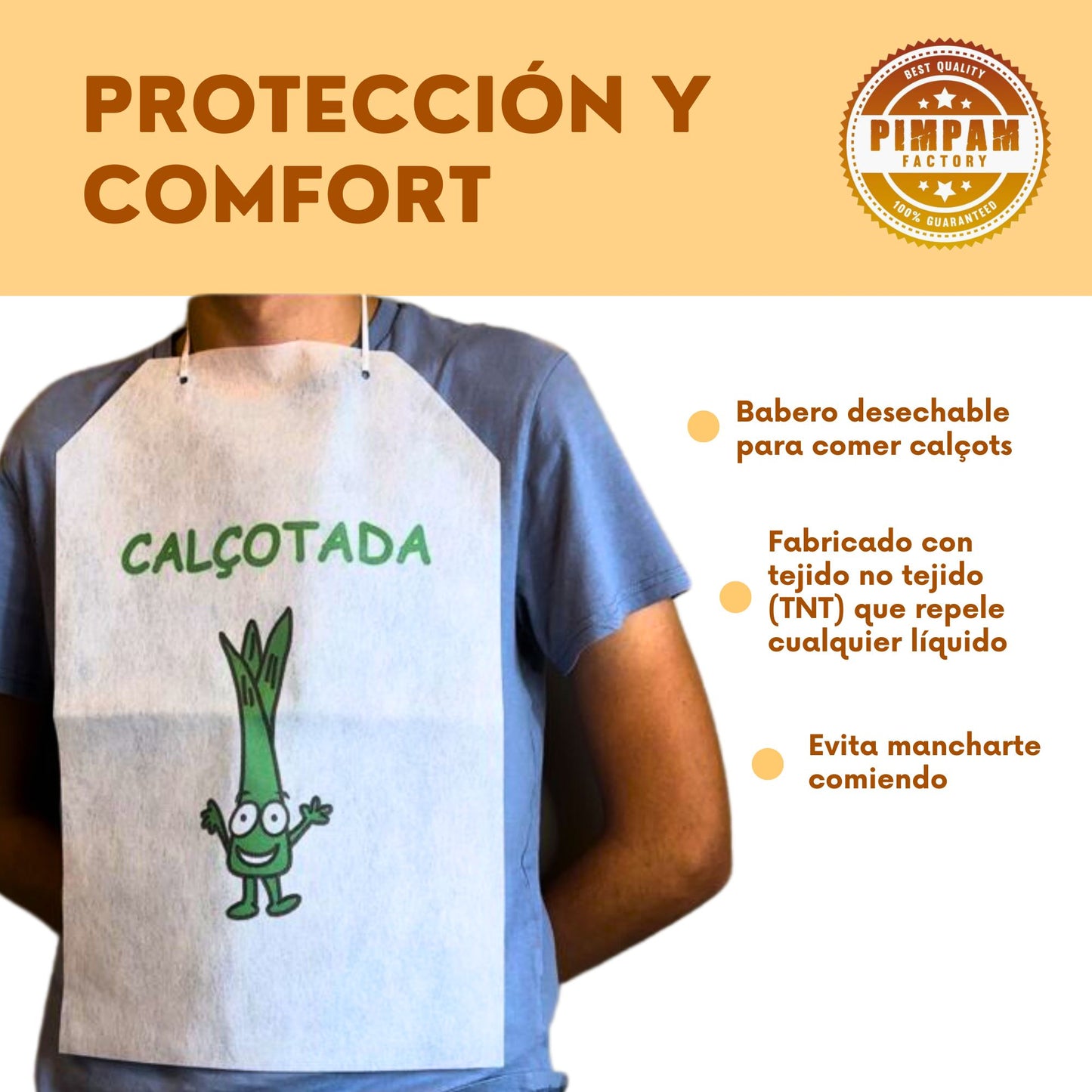 Babero Calçots - Pack 10