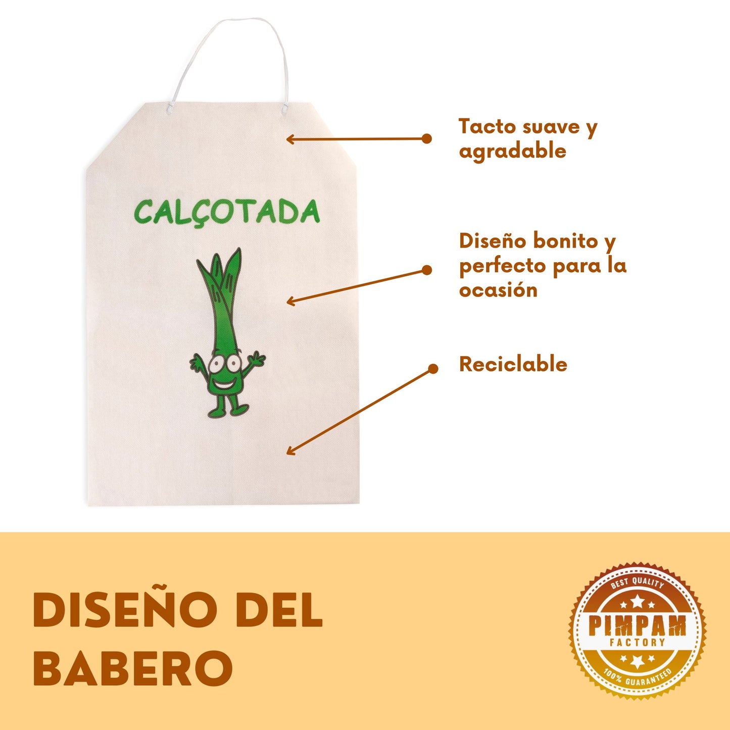 Babero Calçots - Pack 10