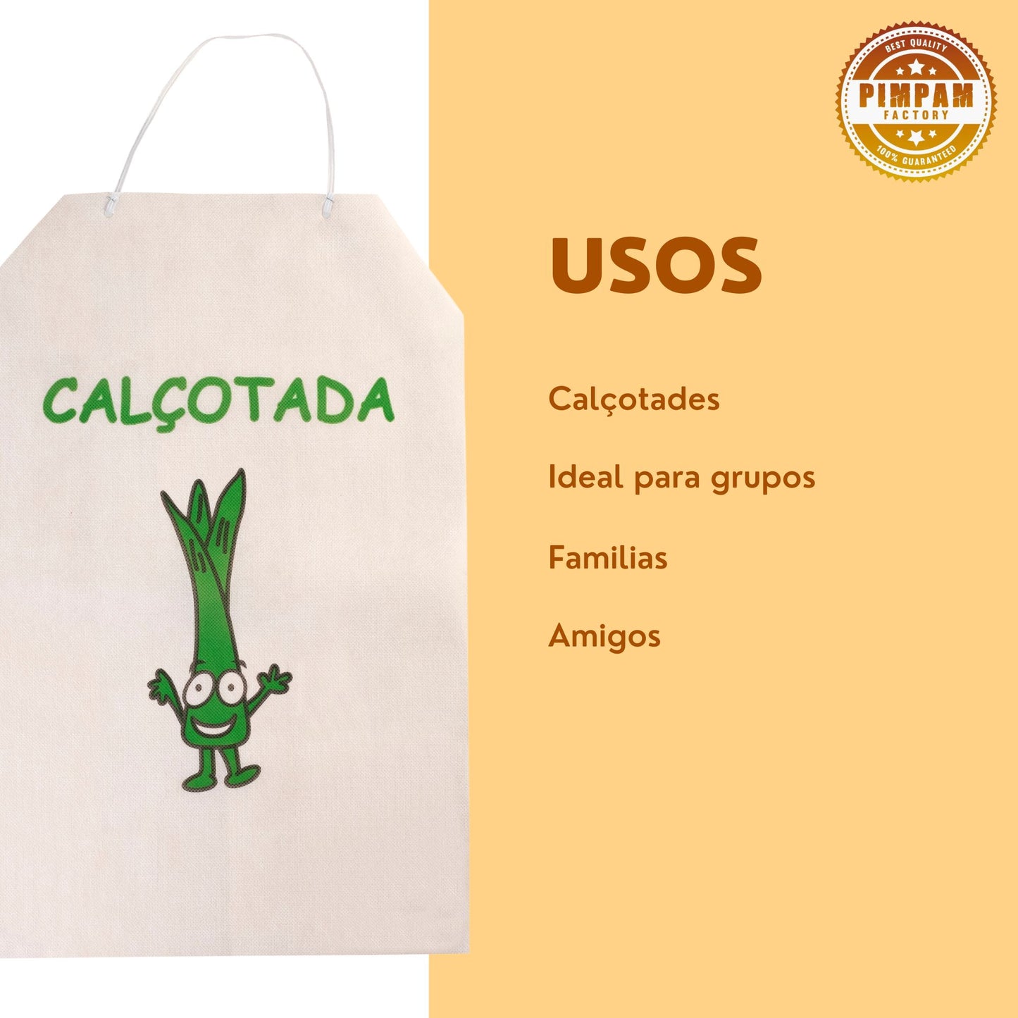 Babero Calçots - Pack 10