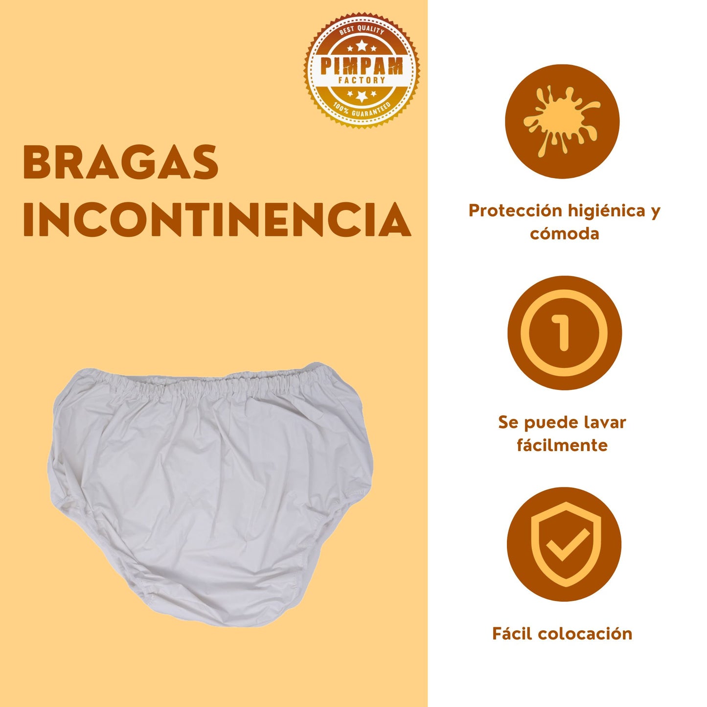 Braga Incontinencia Cierre por Contacto