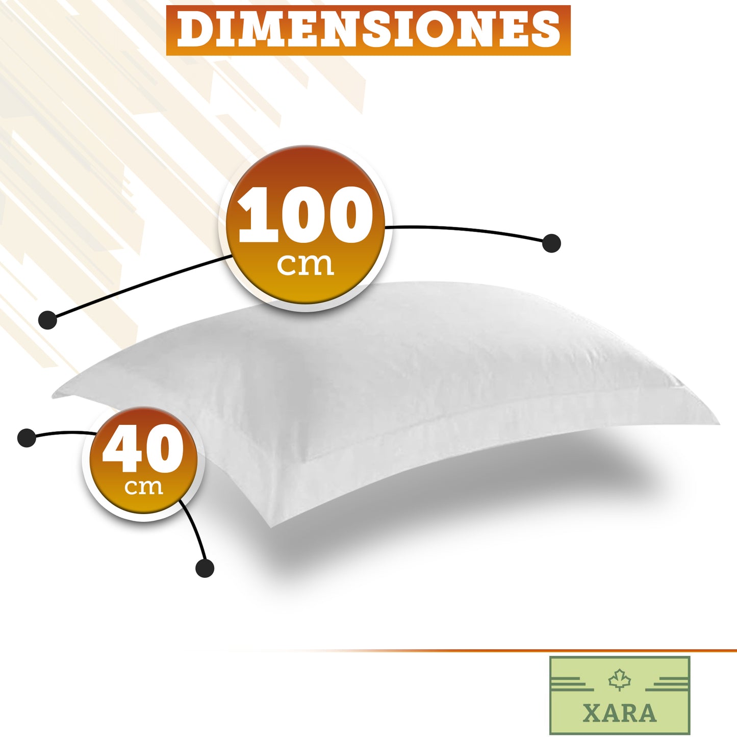 Funda Almohada - 100 x 40 cm - Pack 10